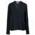 ANTONELLI Antonelli Crewneck Cotton Sweater With Front Logo Black