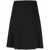 Emporio Armani Emporio Armani Wool Midi Skirt Black