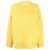 Lanvin LANVIN ROUND NECK COCOON CAPE JUMPER CLOTHING Yellow & Orange