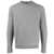 ZEGNA ZEGNA WOOL AND CASHMERE CREW NECK SWEATER CLOTHING Grey