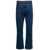 A.P.C. 'Ayrton' Blue Five-Pocket Straight Jeans with D Ring in Cotton Denim Man BLUE