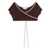 Palm Angels Palm Angels Cap-Sleeves Bikini Top BROWN