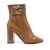 Dolce & Gabbana DOLCE & GABBANA Shiny leather ankle boots BROWN