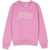 AUTRY Logo Crewneck Sweatshirt PINK