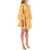 ZIMMERMANN 'Raie Wrap' Mini Dress YELLOWORANGE FLORAL