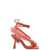 SEBASTIAN Sebastian 'Feather Wrap’ Sandals ORANGE