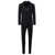 REVERES 1949 Single-Breasted Suit in Black Wool Blend Man Black