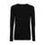 MD75 Md75 Wool Cashmere Pullover With Inlay Detail Clothing Black