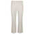 ENES ENES Leather trousers White