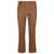 ENES ENES Leather trousers Camel