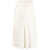 GOLD HAWK GOLD HAWK Velvet long skirt White