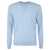 FILIPPO DE LAURENTIIS Filippo De Laurentiis Wool Silk Cashmere Long Sleeves Crew Neck Sweater Clothing BLUE