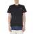 FRED PERRY X RAF SIMONS Round Neck T-Shirt BLUE