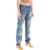 COLLINA STRADA 'Rhinestone Star' Jeans X Levis SILVER STAR