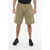 14 BROS Drawstring Waist Cotton Shorts Green