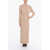 AERON Viscose-Knit Shela Long Dress With Turtleneck Beige
