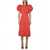 ROTATE Birger Christensen Jacquard Dress With Open Back RED