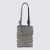 Benedetta Bruzziches Benedetta Bruzziches Silver-Tone Silk Blend Lollo Handle Bag THE WORLD IS NOT ENOUGH