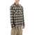 Off-White Flannel Shirt With Logoed Check Motif BEIGE BLACK