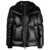 Woolrich Woolrich Short Black Quilted Down Jacket With Hood Black