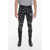 AMIRI Skinny Jeans With Flocked Bandana Motif 14Cm Black