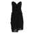 Saint Laurent Saint Laurent Draped Cut Out Dress Black