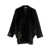 Saint Laurent Saint Laurent Oversize Faux Fur Coat Black