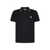 Moncler Moncler Logo Cotton Polo Shirt Black