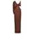 ATLEIN Atlein Draped Dress BROWN