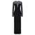 ATLEIN Atlein Long Stretch Dress Black