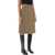 Bally Houndstooth A-Line Skirt With Emblem Buckle MULTIDESERTO 50