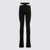 ANDREADAMO ANDREĀDAMO BLACK VISCOSE BLEND TROUSERS Black