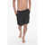 Nike Swim Solid Color Swim Shorts With Belt Black