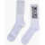 Versace Couture Logoed Terry Socks White