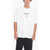CAPASA Cotton Crew-Neck T-Shirt With Embossed Logo Black & White