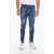 DSQUARED2 5 Pocket Sexy Twist Fit Denims With Sketch Design 16Cm Blue