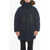 Burberry Down Kingsley Parka With Faux-Furred Hood Blue