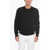 Diesel Crew-Neck K-Olby Sweater With Cut-Out Detail Black