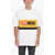 Diesel T-Streap-Division T-Shirt With Embroidered Logo White