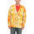 Diesel Wool K-Addice Cardigan With Check Pattern Yellow