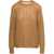 ETRO Beige Braided Pullover with Embroidered Logo on the Chest in Cashmere Woman Beige