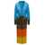ETRO Multicolor Oversized Cable Knit Cardigan with Degradé Colour Shading in Wool Woman Multicolor