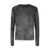 MD75 Md75 Regular Crew Neck Sweater With Ribbed Neck Clothing Grey