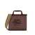 ETRO 'Love Trotter' Brown SHopper Bag with Ribbon Shoulder Strap and Embroidered Loo in Cotton Blend Woman BROWN