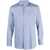 FINAMORE Finamore Slim Fit Flannel Shirt CLEAR BLUE