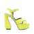 SI ROSSI SI ROSSI Leather heel sandals Yellow