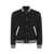 Saint Laurent Saint Laurent Logo Wool Bomber Jacket Black