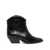 Isabel Marant 'Dewina' Black Slip-On Ankle Boots With Low Block Heel In Leather Woman Black