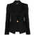 Balmain BALMAIN Single-breasted wool jacket Black