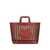 ETRO Etro Perforated Leather Shopping Bag LEATHER BROWN